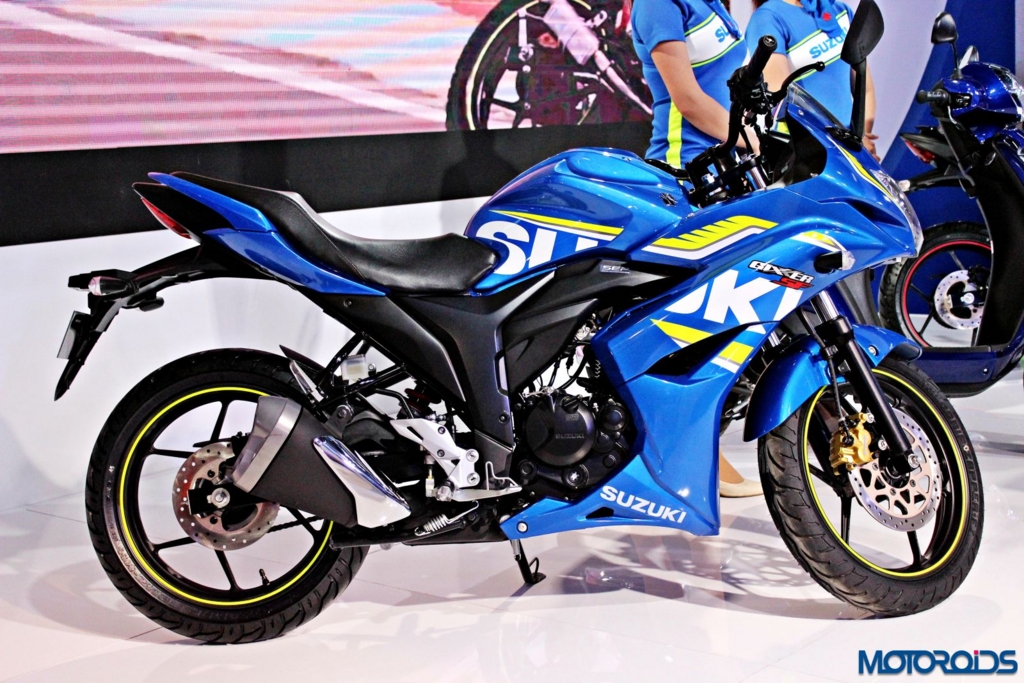 ジクサー155 インド仕様キャブ車、前後ディスクブレーキ、走行1780
