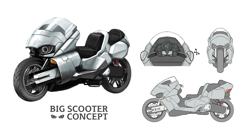 「ビッグスクーター コンセプト」